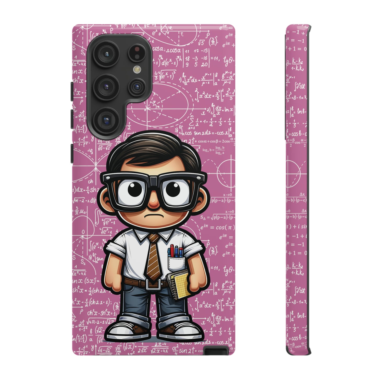 Nerd Math Equations - Pink Tough Cases