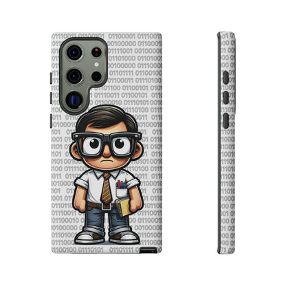 Nerd Binary - White Tough Cases