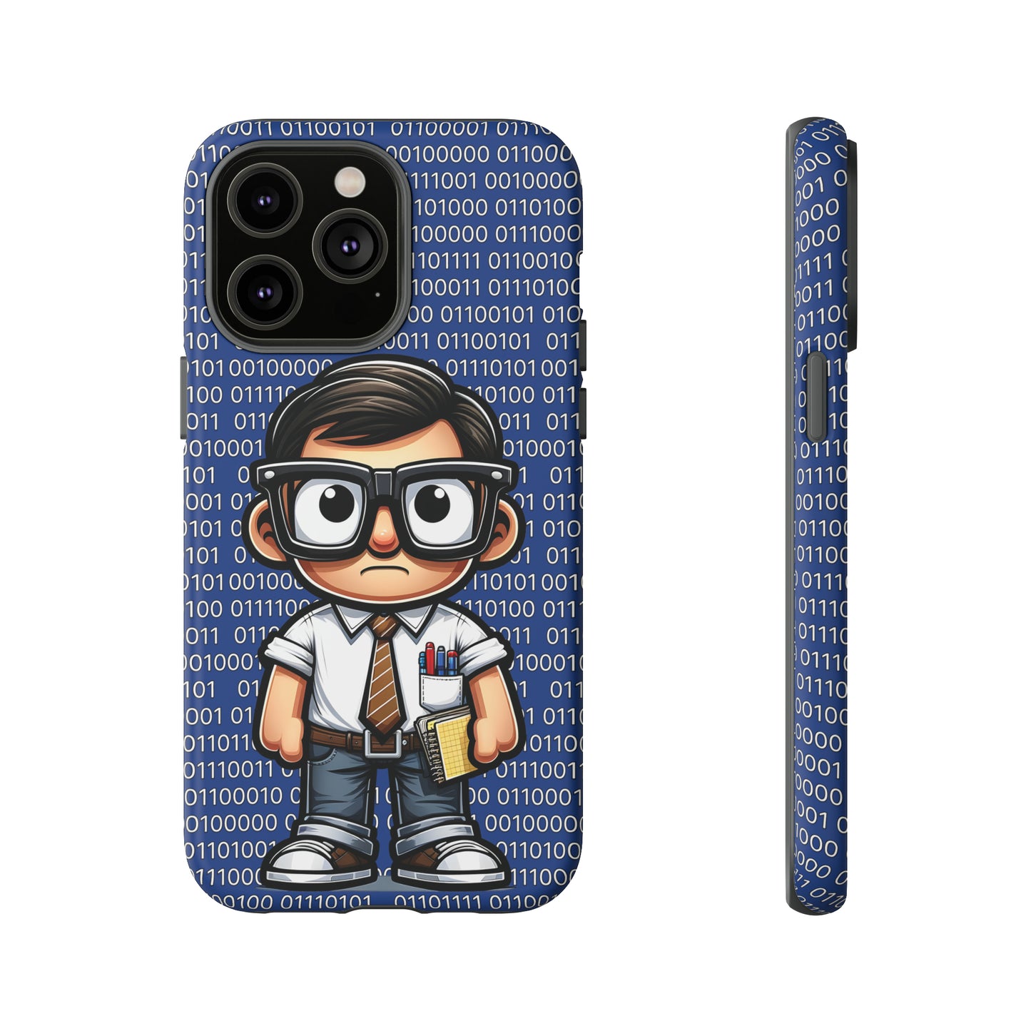 Nerd Binary - Blue Tough Cases