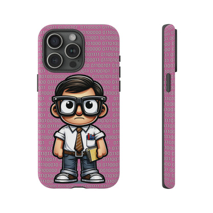 Nerd Binary - Pink Tough Cases