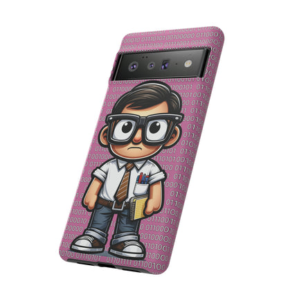 Nerd Binary - Pink Tough Cases