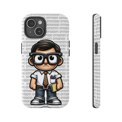 Nerd Binary - White Tough Cases