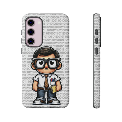 Nerd Binary - White Tough Cases