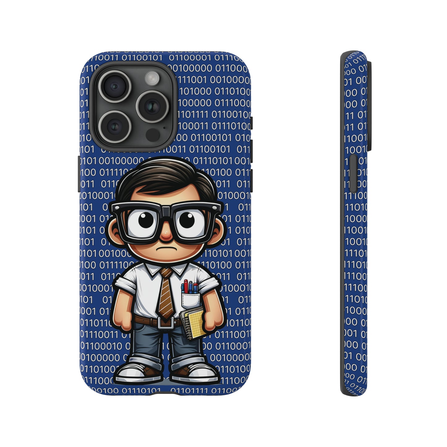 Nerd Binary - Blue Tough Cases