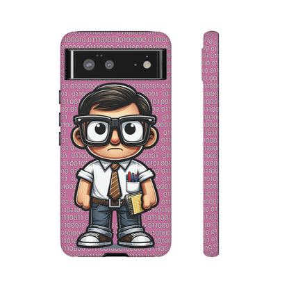 Nerd Binary - Pink Tough Cases