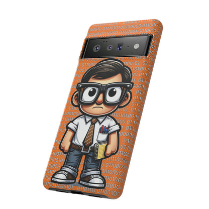 Nerd Binary - Orange Tough Cases
