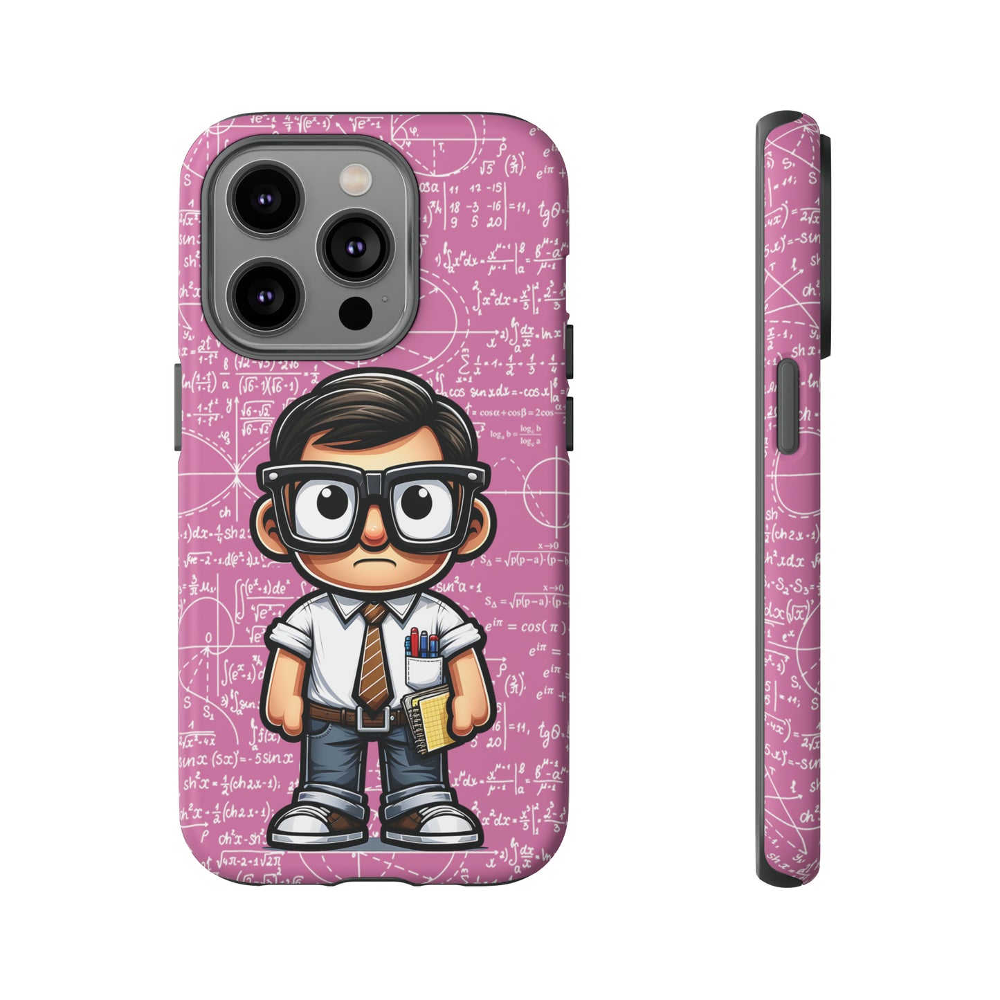 Nerd Math Equations - Pink Tough Cases