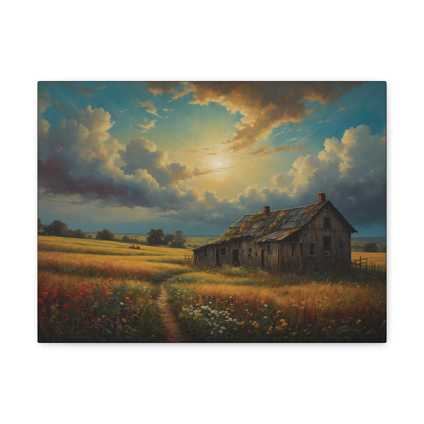 Old House - Artistic Canvas Print - Unchained Creation