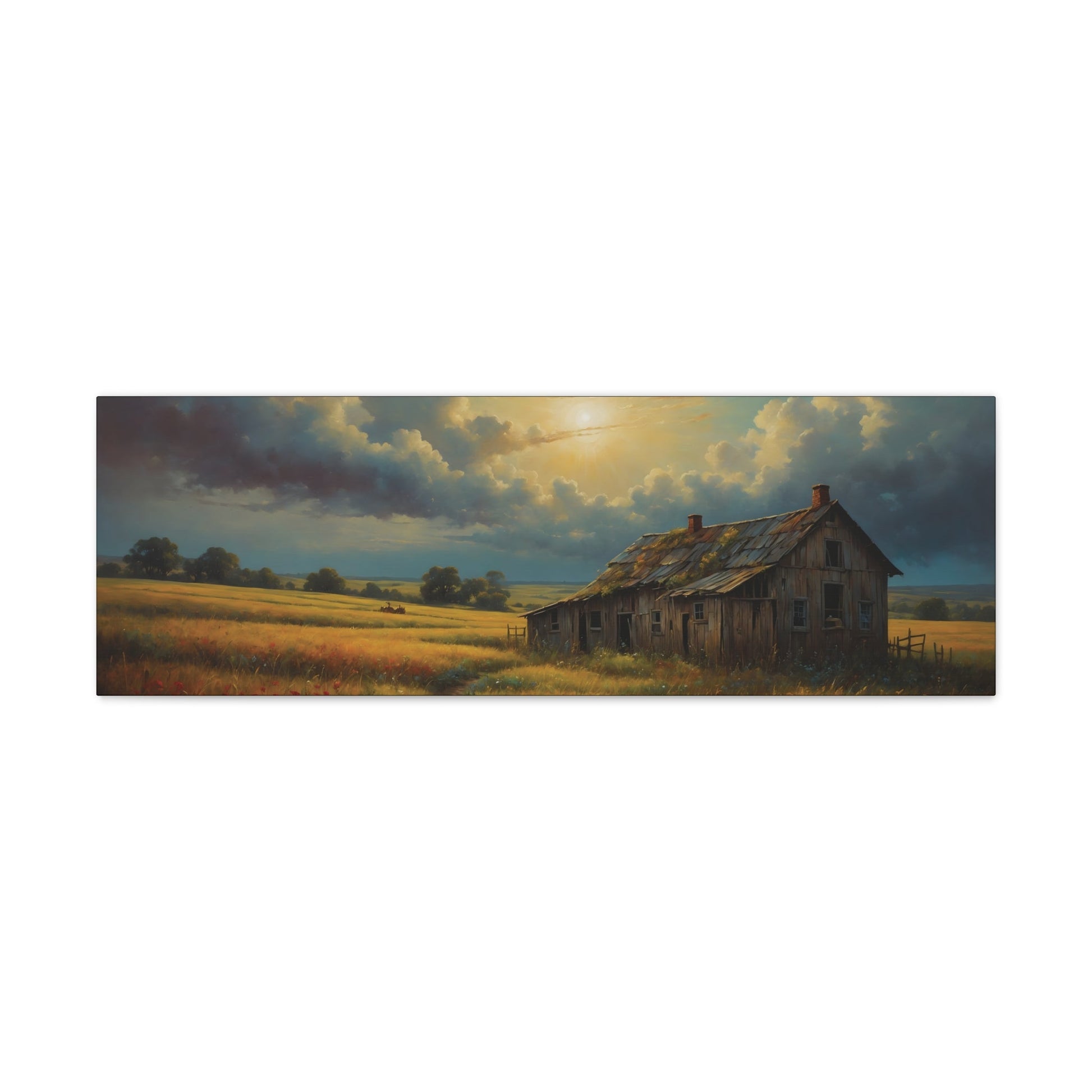 Old House - Artistic Canvas Print - Unchained Creation