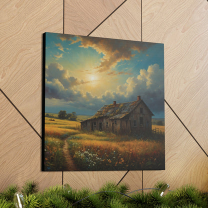 Old House - Artistic Canvas Print - Unchained Creation