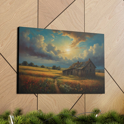 Old House - Artistic Canvas Print - Unchained Creation