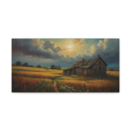 Old House - Artistic Canvas Print - Unchained Creation