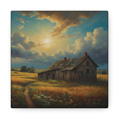 Old House - Artistic Canvas Print - Unchained Creation