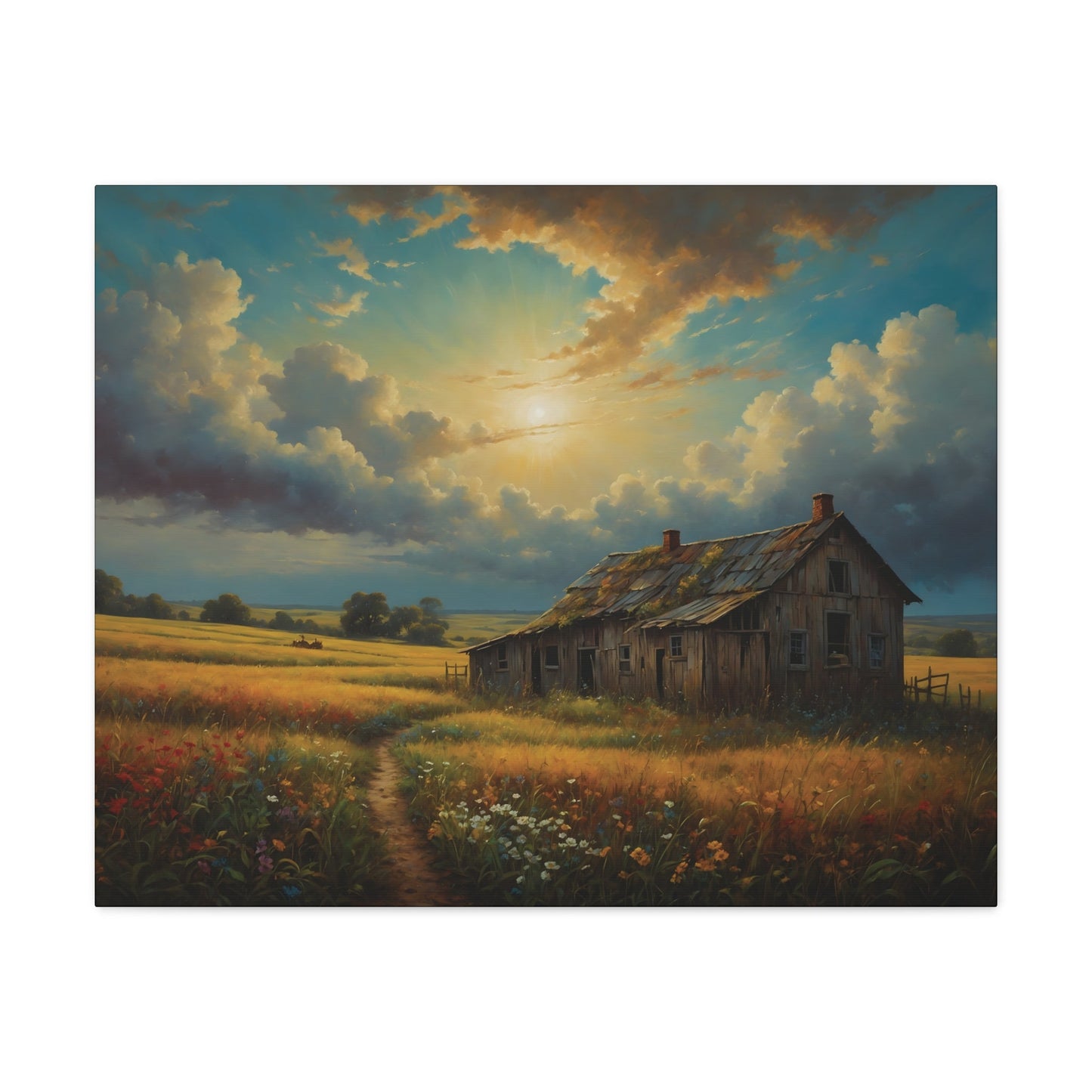 Old House - Artistic Canvas Print - Unchained Creation