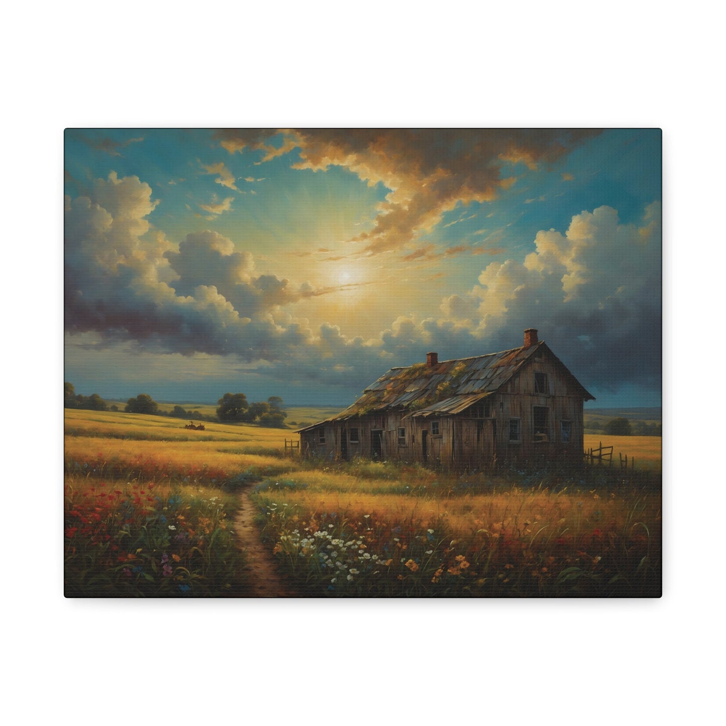 Old House - Artistic Canvas Print - Unchained Creation