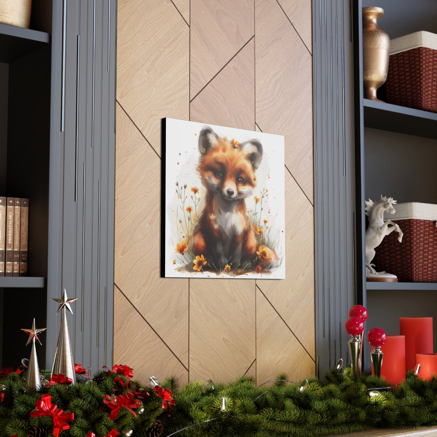 "Adorable Fox" - Canvas Print - Unchained Creation