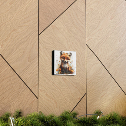 "Adorable Fox" - Canvas Print - Unchained Creation