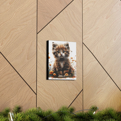 "Adorable Kitten" - Canvas Print - Unchained Creation