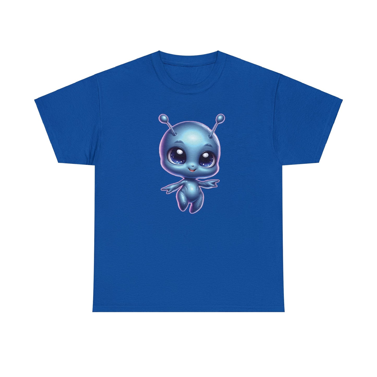 Cosmic Cutie Dancing - Adorable Alien Unisex Heavy Cotton Tee - Available up to 5XL - Unchained Creation