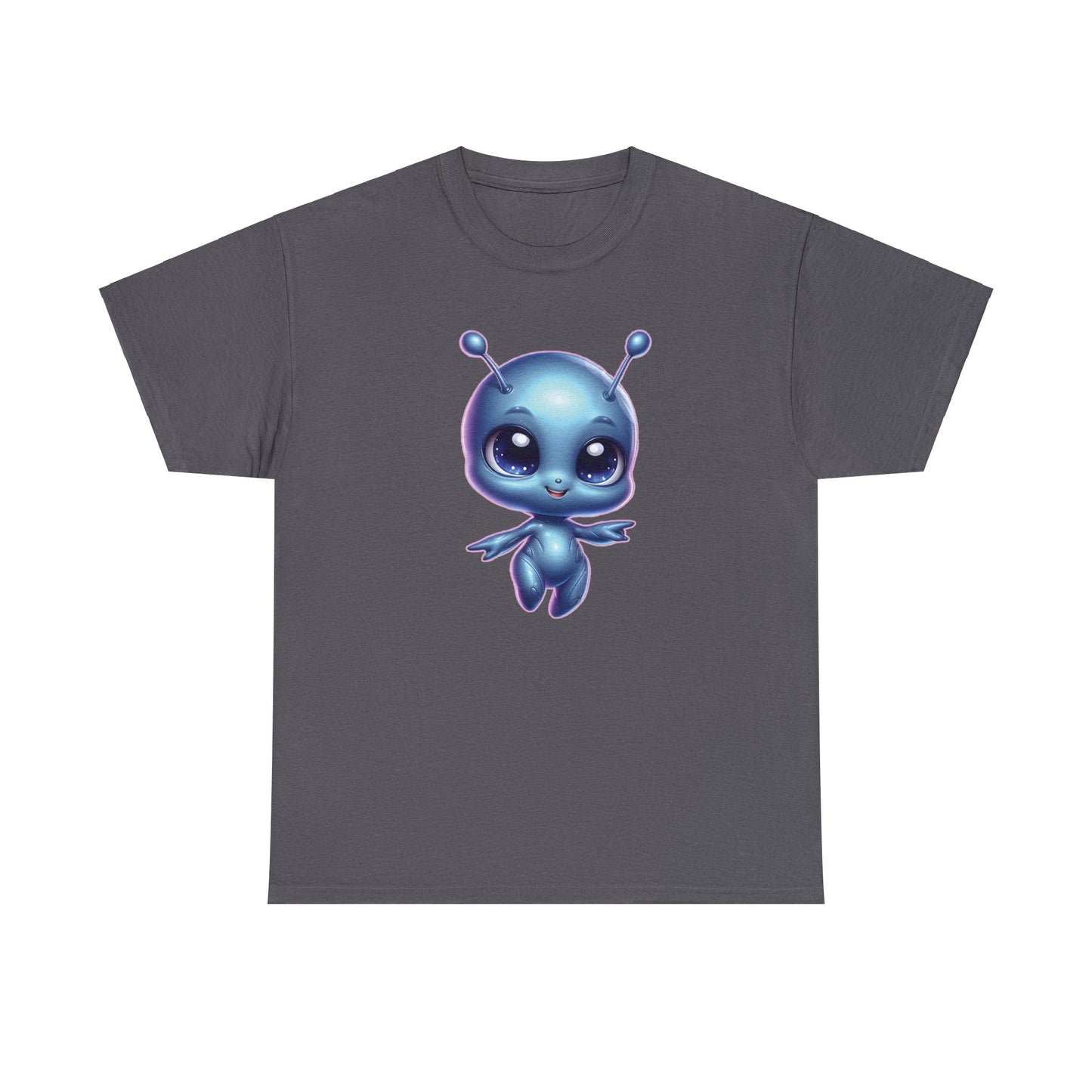 Cosmic Cutie Dancing - Adorable Alien Unisex Heavy Cotton Tee - Available up to 5XL - Unchained Creation