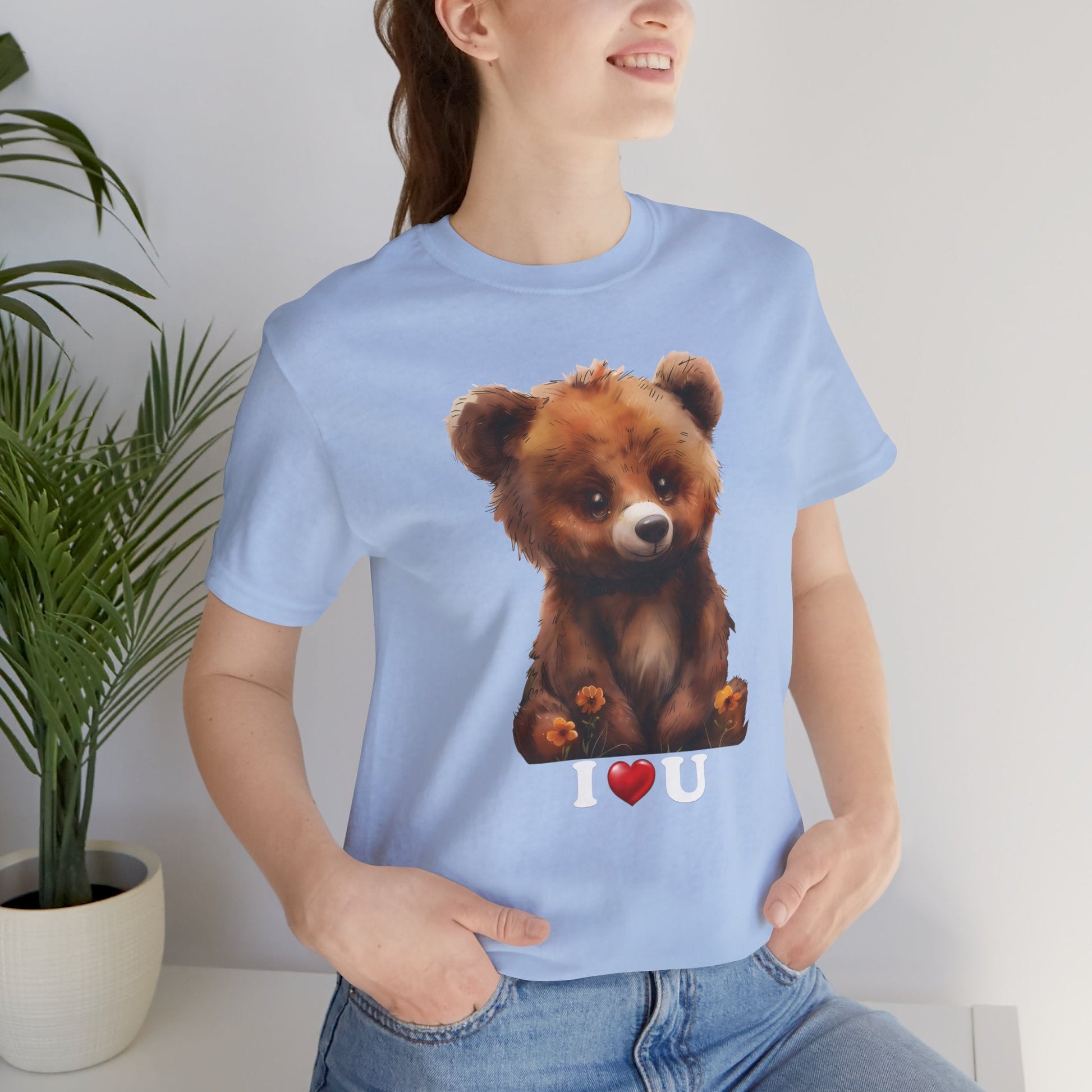 "I love you Bear" T-Shirt - Bella and Canvas - Unchained Creation