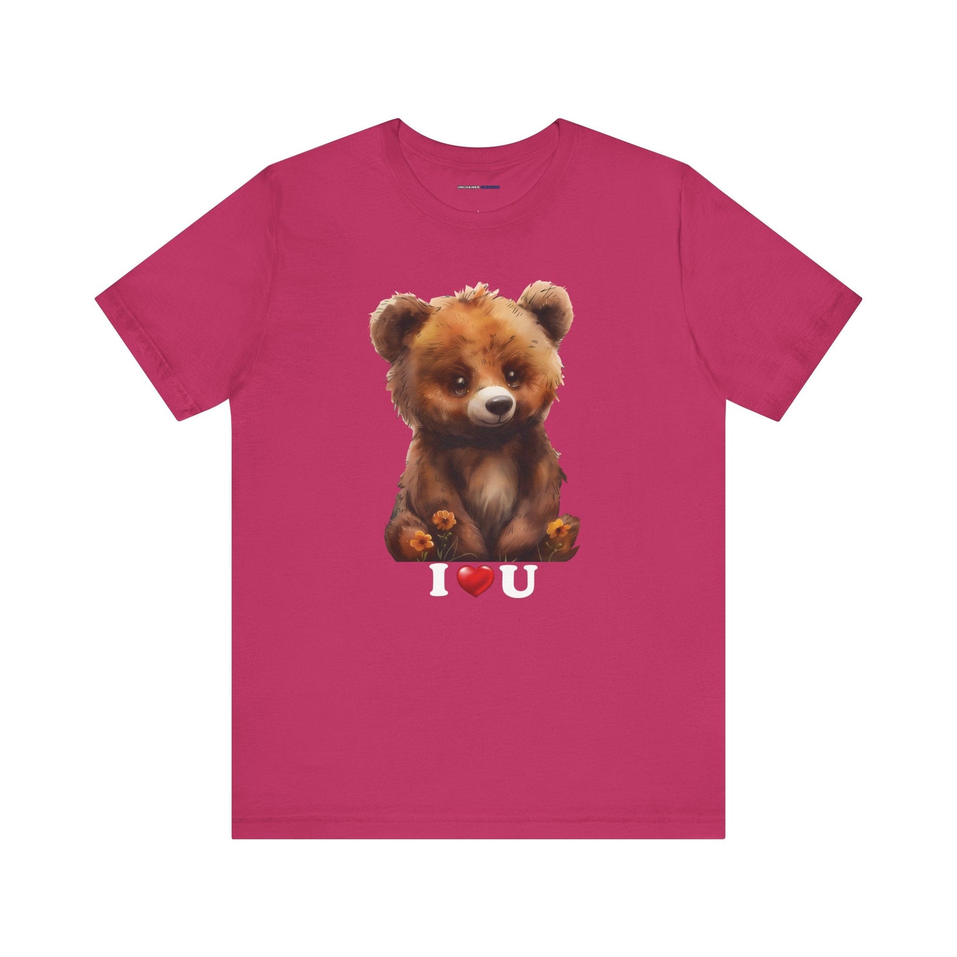 "I love you Bear" T-Shirt - Bella and Canvas - Unchained Creation