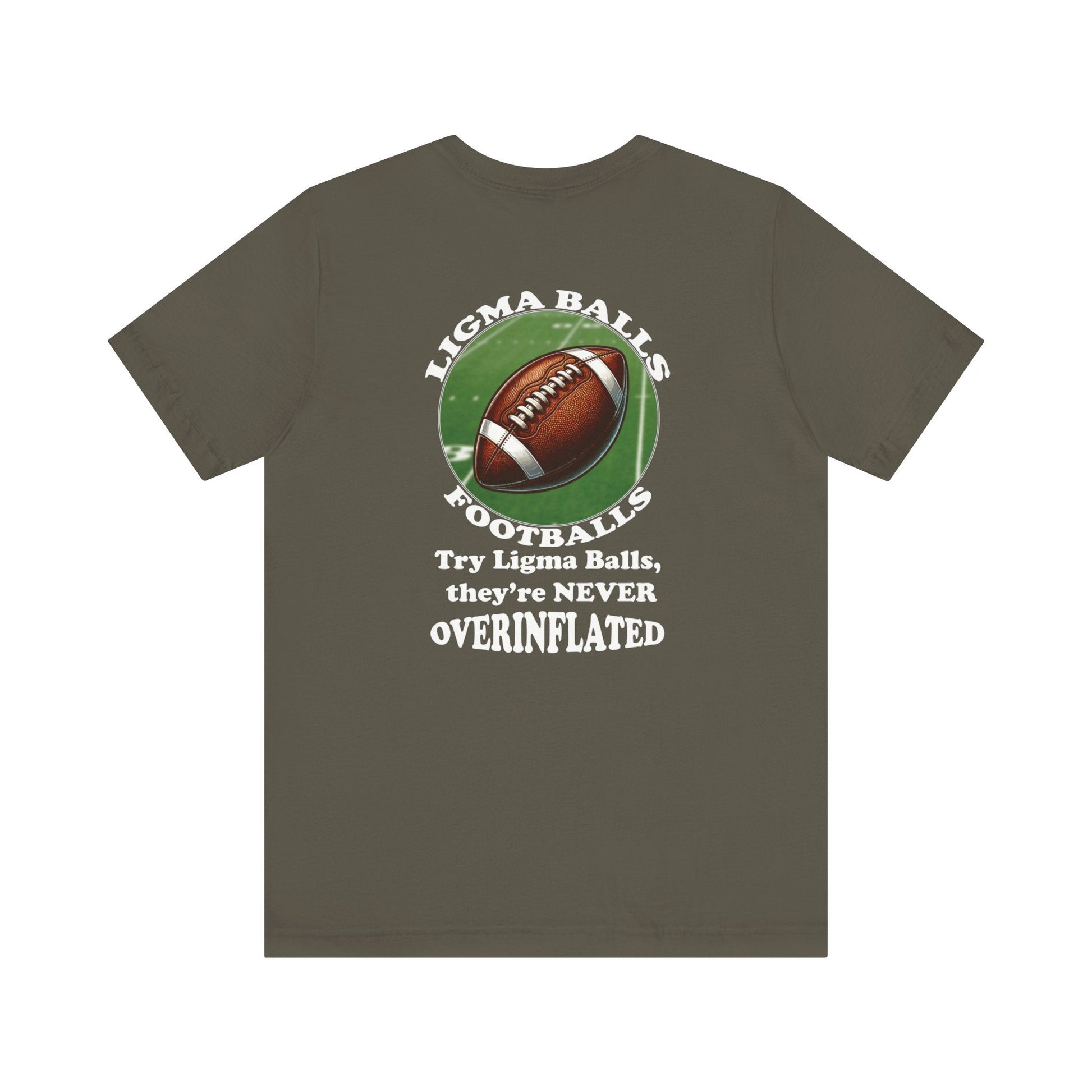 Ligma Balls - Football T-shirt - Bella and Canvas - Unchained Creation